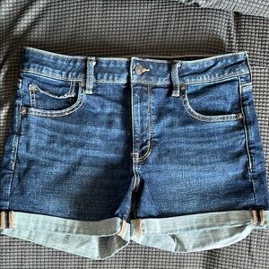American Eagle Outfitters Dark Blue Jean Shorts